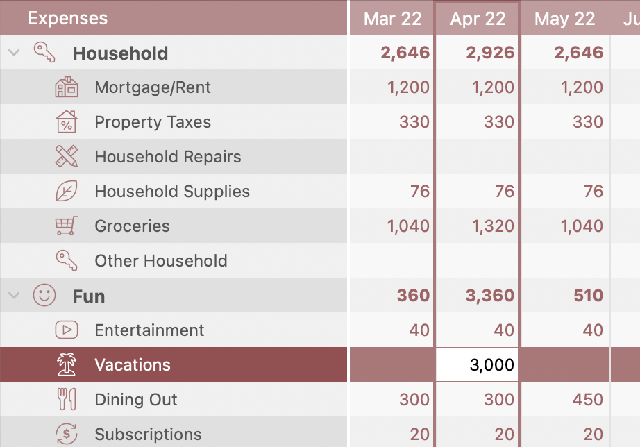 Cashculator Spreadsheet