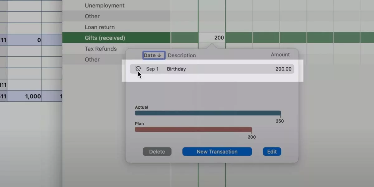 Import data from Cashculator 1