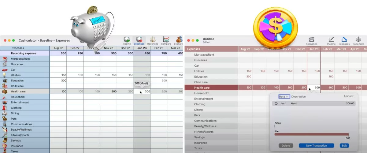 Import data from Cashculator 1