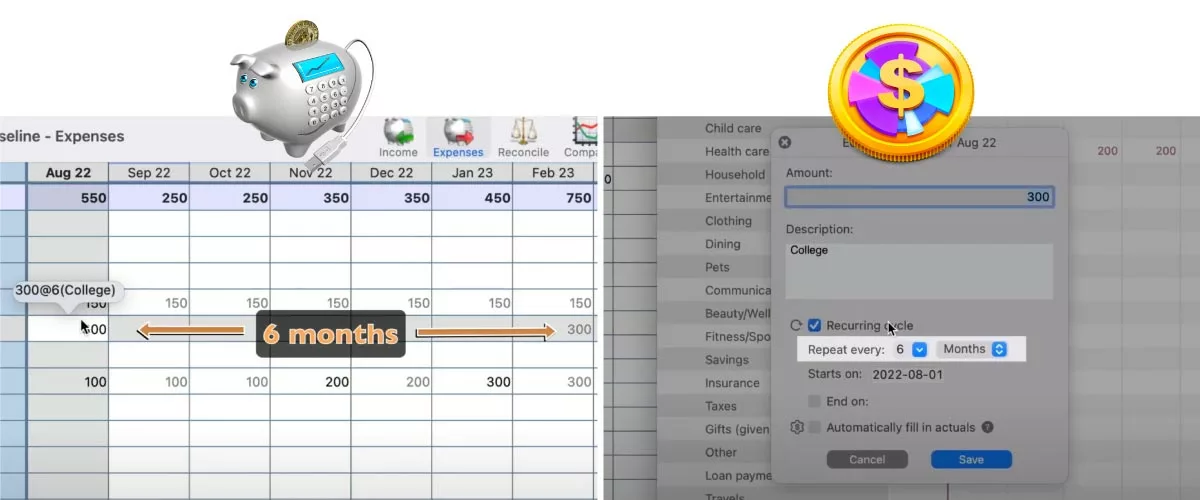 Import data from Cashculator 1