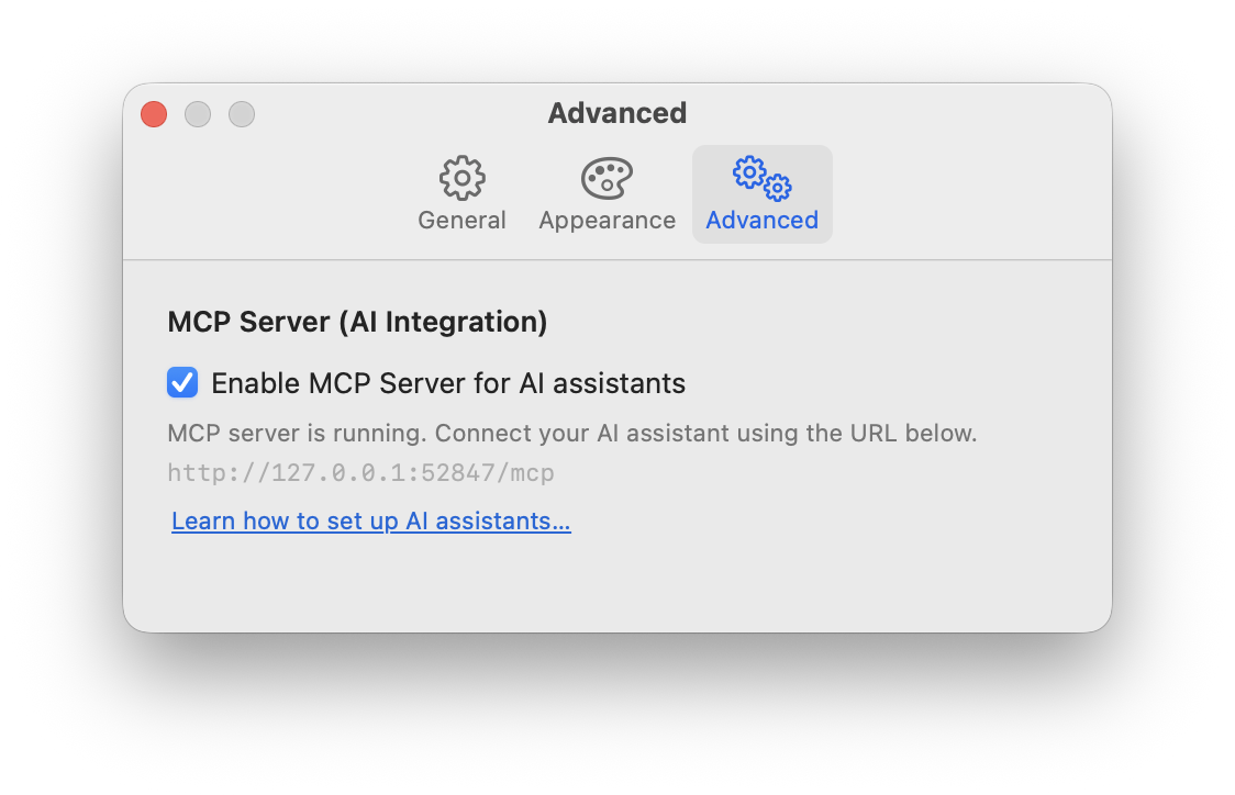 Advanced settings in Cashculator